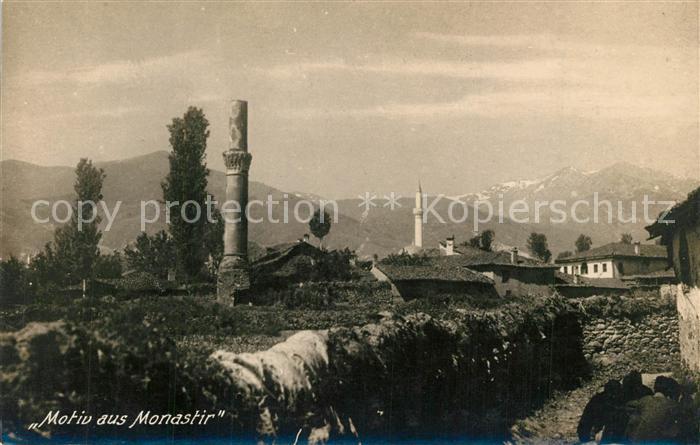 Monastir Teilansicht mit Blick zu den Bergen