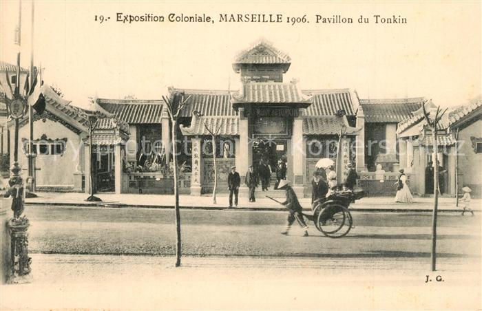 Marseille Bouches-du-Rhone Exposition Coloniale Pavillon du Tonkin