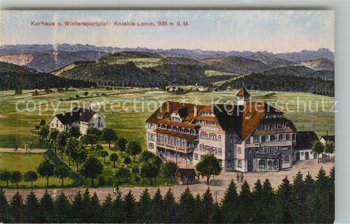 Lamm Kniebis Gasthaus Pension Lamm Kurhaus Wintersportplatz Schwarzwald