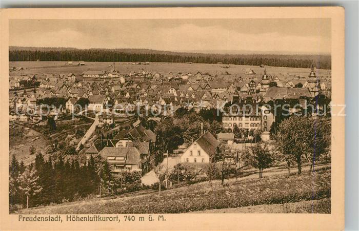 FREUDENSTADT BW Panorama Hoehenluftkurort im Schwarzwald