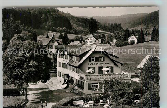 Buhlbach Obertal Gasthof Pension zur Blume Kurort im Schwarzwald
