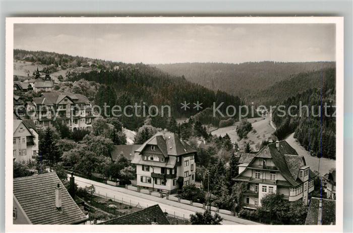 FREUDENSTADT BW Panorama Blick ins Christophstal Schwarzwald