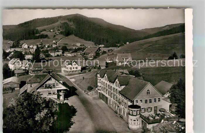 Obertal Baiersbronn Hotel Sonne Luftkurort im Schwarzwald Fliegeraufnahme