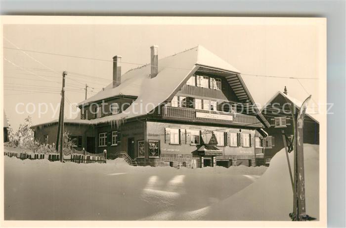 Kniebis Freudenstadt Gasthaus Fremdenheim Schwarzwald im Winter