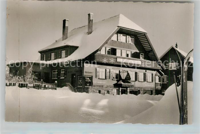 Kniebis Freudenstadt Gasthaus Pension zum Schwarzwald im Winter