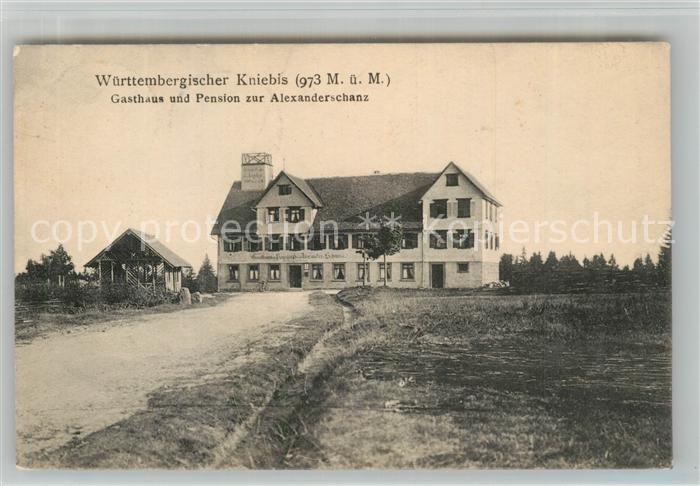 Kniebis Freudenstadt Gasthaus Pension zur Alexanderschanze im Schwarzwald