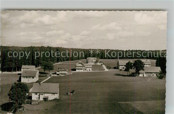 Kniebis Freudenstadt Kurort Wintersportplatz im Schwarzwald Fliegeraufnahme