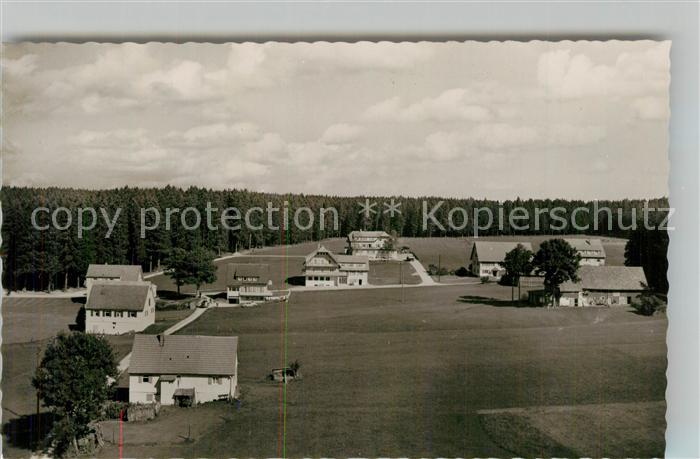 Kniebis Freudenstadt Kurort Wintersportplatz im Schwarzwald Fliegeraufnahme