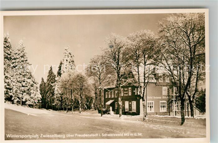 Zwieselberg Freudenstadt Hotel Pension Hirschen Post mit Haus Hermann Kurort Win