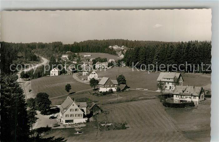 Kniebis Freudenstadt Teilansicht Kurort Wintersportplatz im Schwarzwald Fliegera