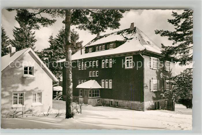 Kniebis Freudenstadt Naturfreundehaus Winter im Schwarzwald