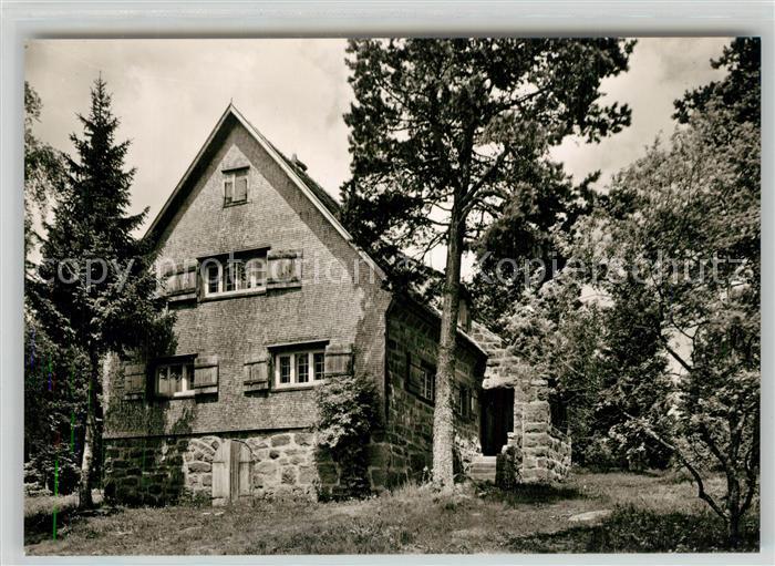 Kniebis Freudenstadt Huette des Akademischen Skiclubs Tuebingen im Schwarzwald