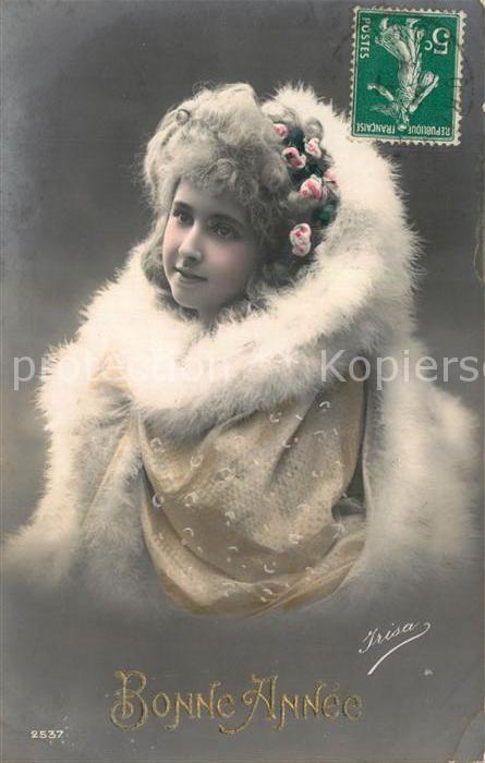 Foto Irisa Nr. 2537 Neujahr Mädchen Pelz