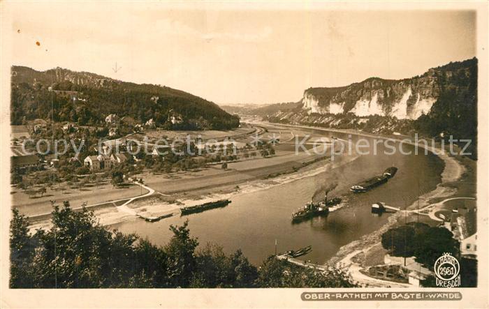 Foto Hahn Nr. 2951 Ober-Rathen Bastei-Wände