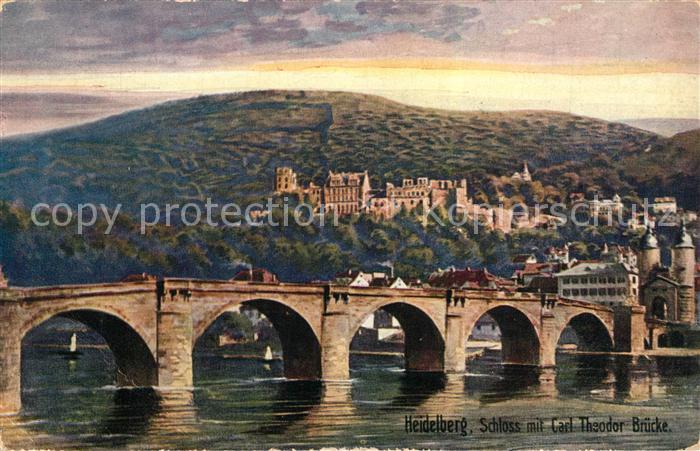 Verlag Wiedemann WIRO Nr. 1928 A Heidelberg Schloss Carl-Theodor-