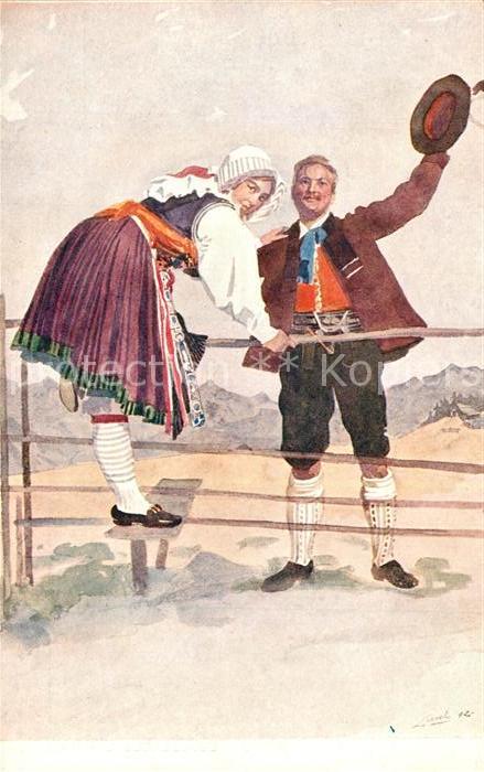 Trachten Oesterreich Oberes Gailtal