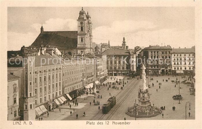 Strassenbahn Linz Donau Platz des 12. November