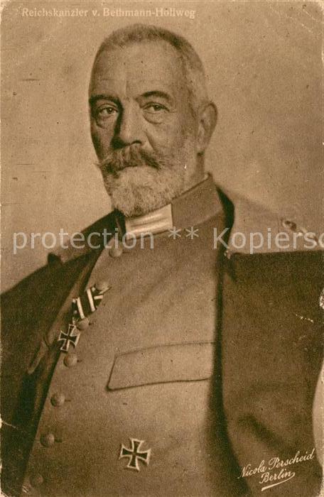 Politiker Theobald von Bethmann Hollweg Wohlfahrt