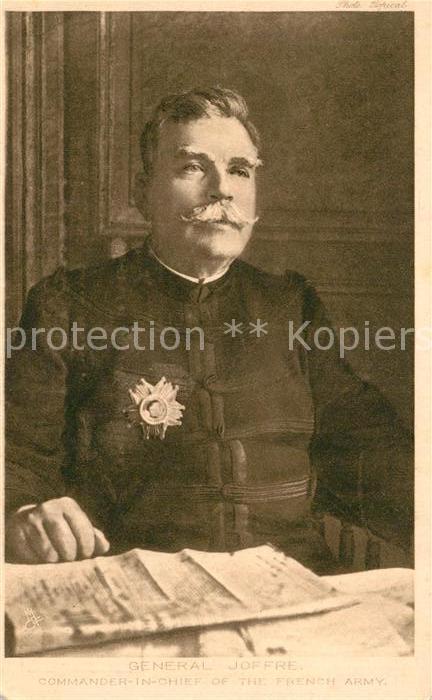 Verlag Tucks General Joffre Commander-in-Chief Frenc