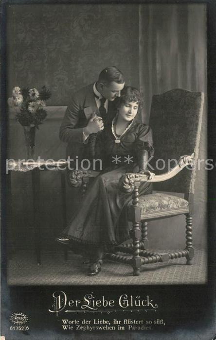 Foto Amag Nr. 61752/6 Der Liebe Glück Paar Vers