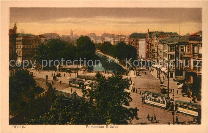 Strassenbahn Berlin Potsdamer Brücke