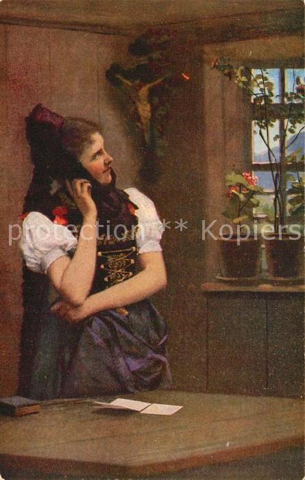 Hoffmann Heinrich Im Hergottswinkel Tracht Schwarzwald