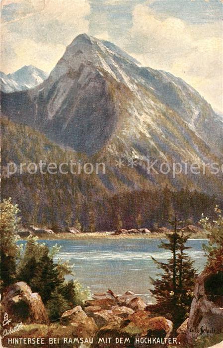 Verlag Tucks Oilette Nr. 708 B Hintersee Ramsau Hochkalter