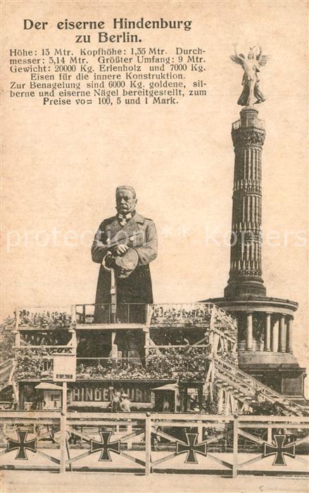 Hindenburg Statue Berlin