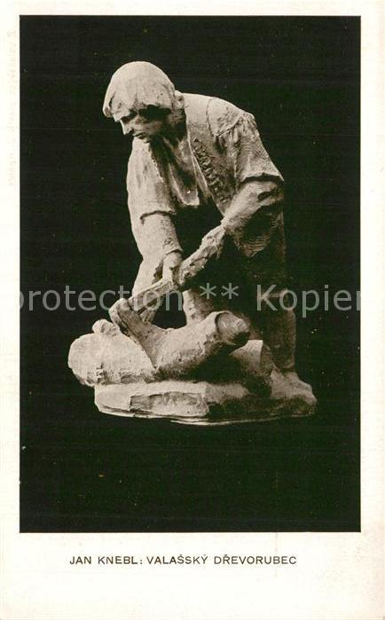 Skulpturen Jan Knebl Valassky Drevorubec