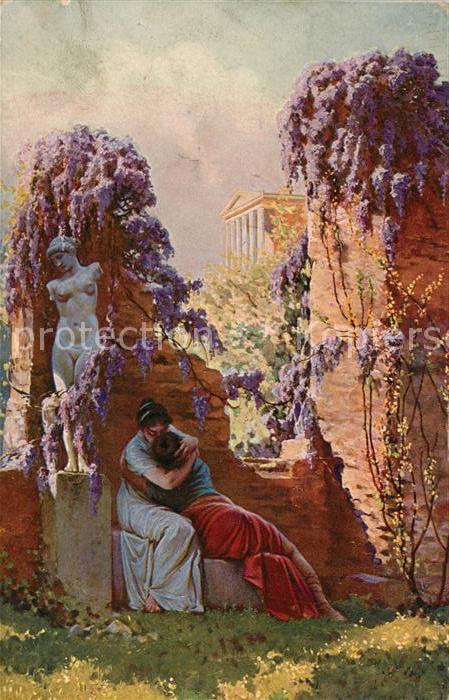 Kuenstlerkarte A. Liebscher Rimska laska Römische Lieb