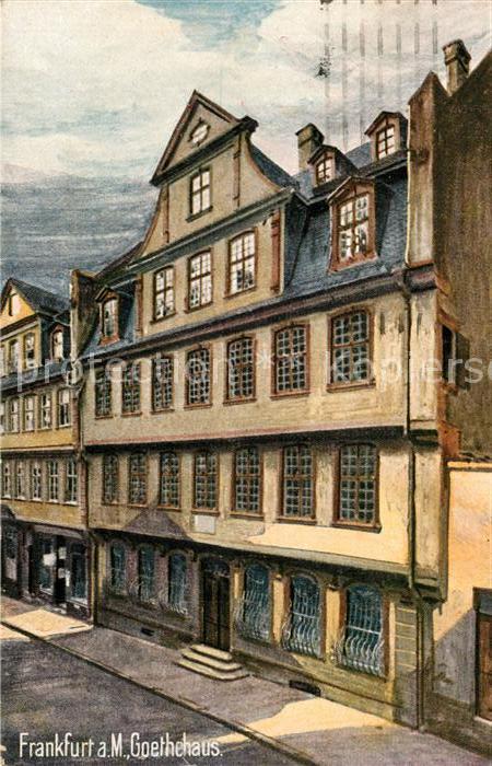 Verlag WIRO Wiedemann Nr. 2096 B Frankfurt am Main Goethehaus