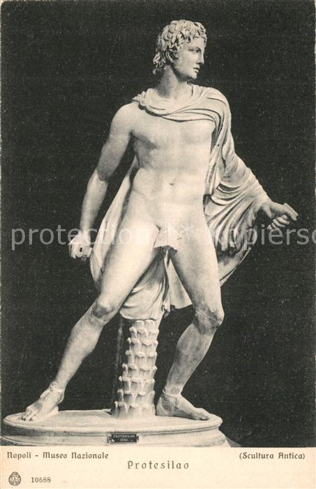 Skulpturen Protesilao Napoli Museo Nazionale