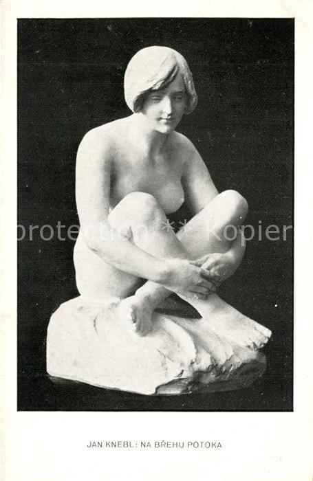 Skulpturen Jan Knebl Na brehu Potoka