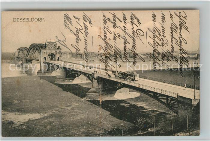 Strassenbahn Düsseldorf Brücke