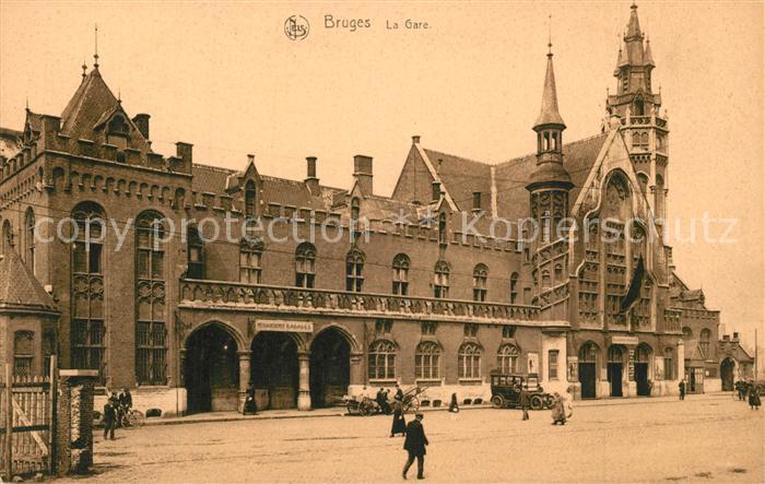 Bruges BRUGGE Belgie La Gare Bahnhof