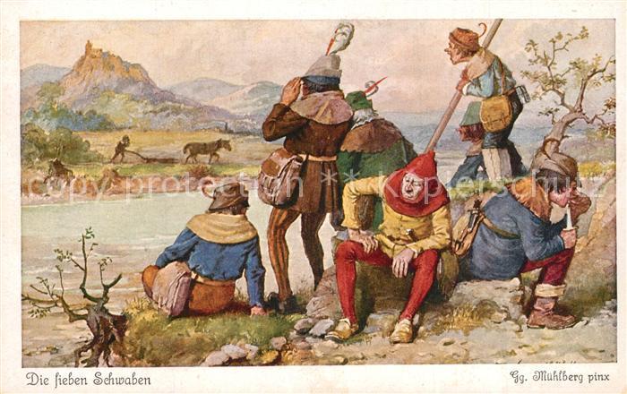 Maerchen Sagen Die sieben Schwaben Goerg Mühlberg Nr.