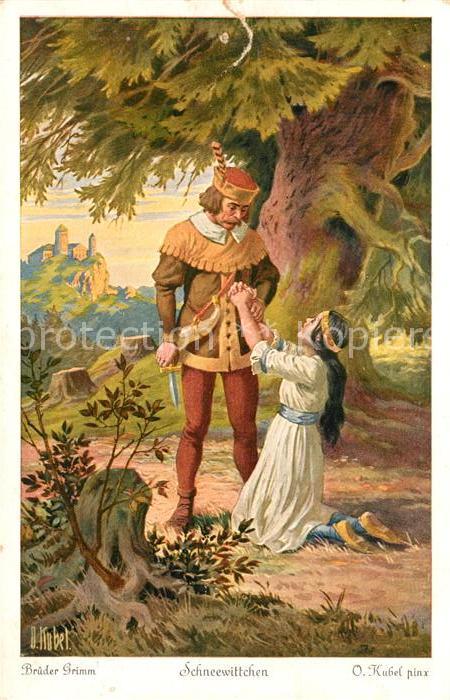 Maerchen Sagen Schneewittchen O. Kubel Nr. 3858 Serie