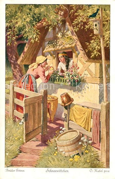 Maerchen Sagen Schneewittchen O. Kubel Nr. 3860 Serie