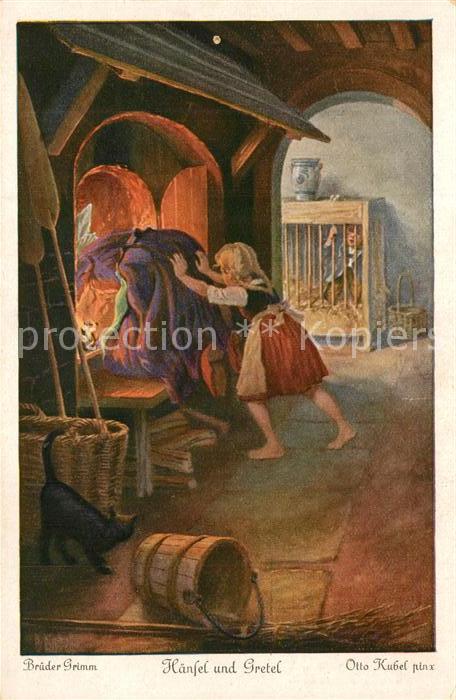 Maerchen Sagen Hänsel und Gretel Otto Kubel Nr. 3716 S