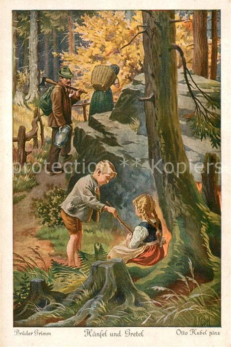 Maerchen Sagen Hänsel und Gretel Otto Kubel Nr. 3713 S