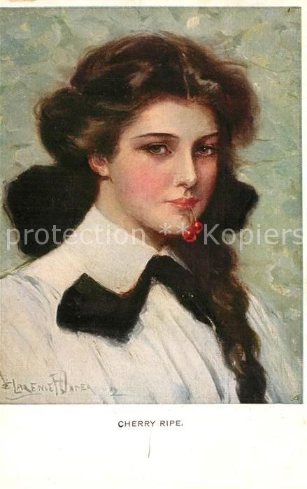 Munk M. Wien Vienne Nr. 832 Cherry Ripe Frau Kirsche