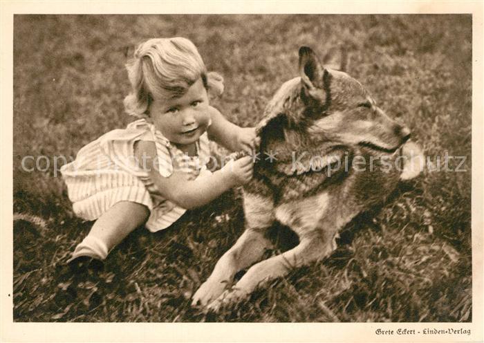 Schaeferhunde Kind Grete Eckert Linden-Verlag