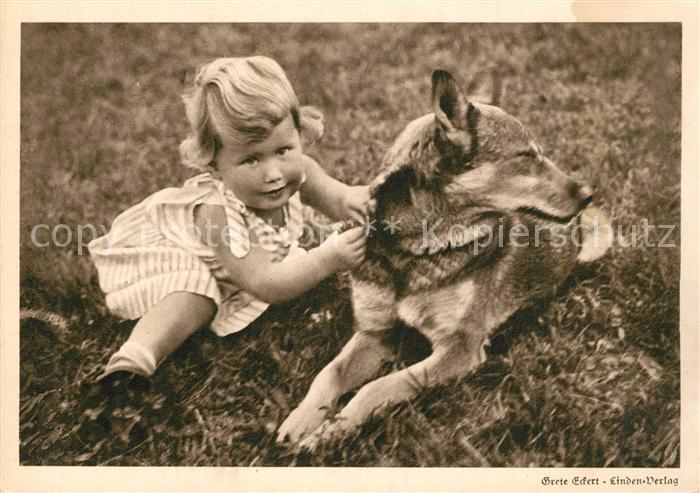 Schaeferhunde Kind Grete Eckert Linden-Verlag