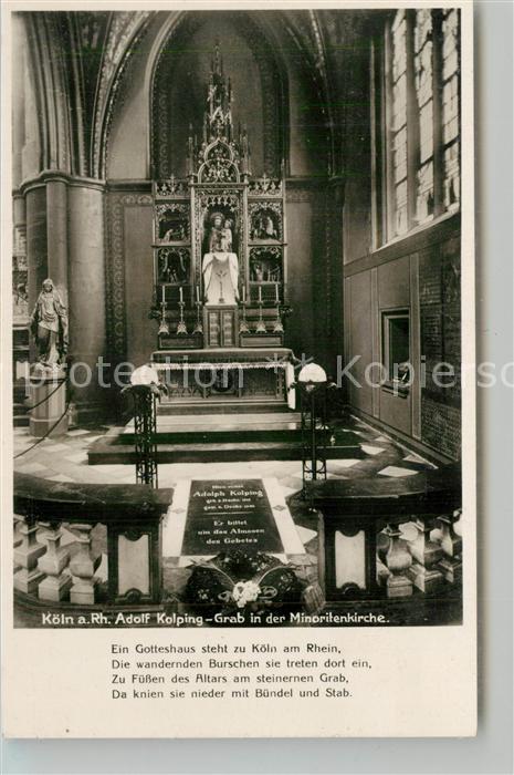 Kolping Adolf Grab Minoritenkirche Köln
