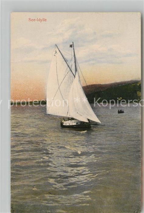 Segelboote See-Idylle