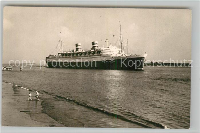 Dampfer Oceanliner S.S. Nieuw Amsterdam