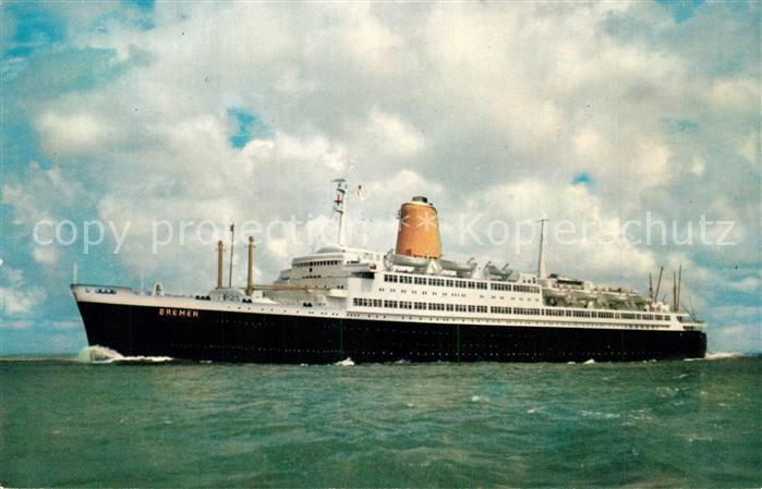 Dampfer Oceanliner T.S. Bremen