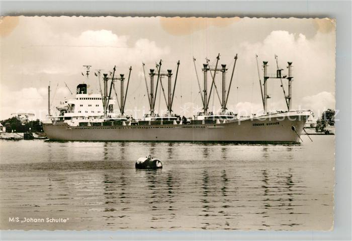 Schiffe Ships Navires M/S Johann Schulte
