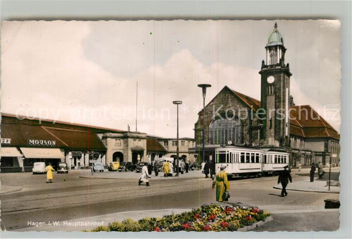 Strassenbahn Hagen Westfalen Hauptbahnhof