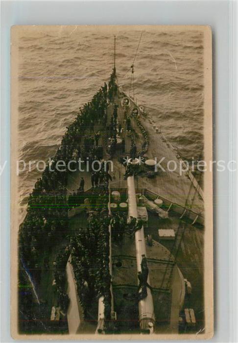 Marine Schiff Matrosen Foto-Ak